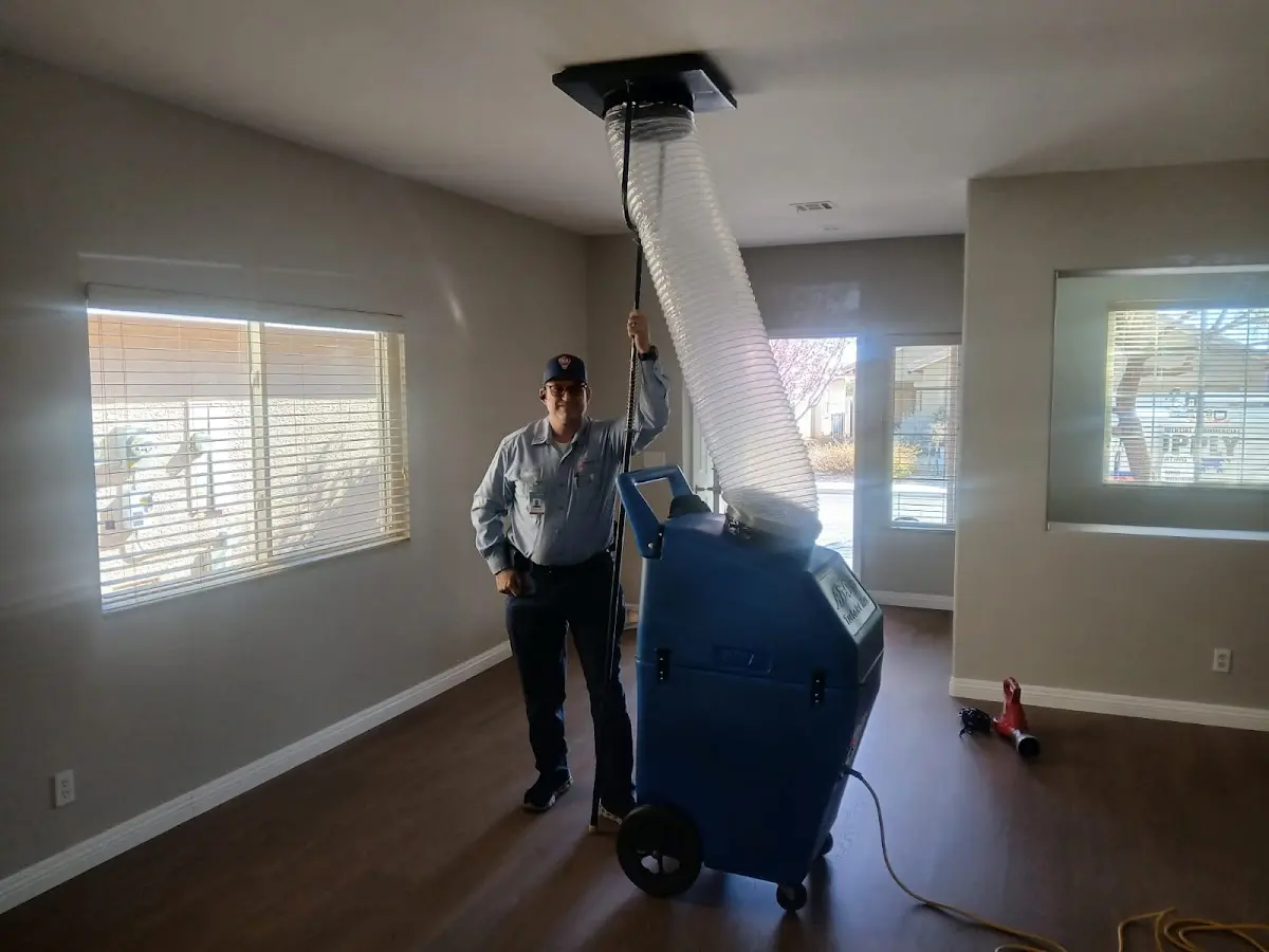 Professional Dryer Vent Cleaning work inside a Wright City home